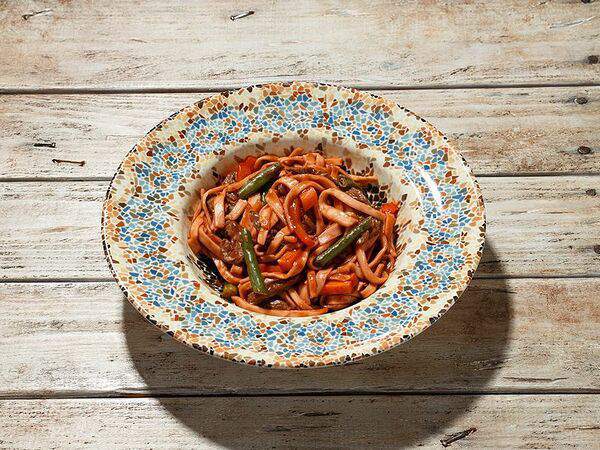 Дади - Лапшеби с говядиной и овощами