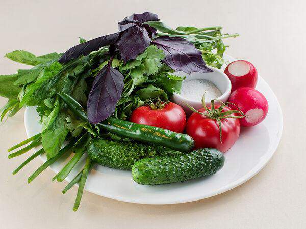 Ткемали - Овощное ассорти