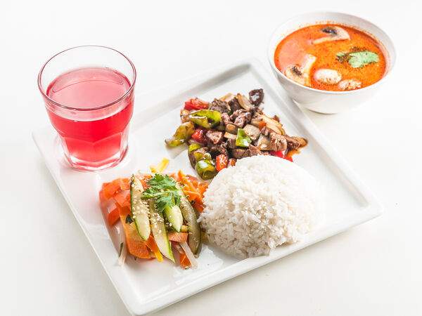 Вьетнамская кухня Cyclo - Вьет-комбо с рисовой вермишелью Бун