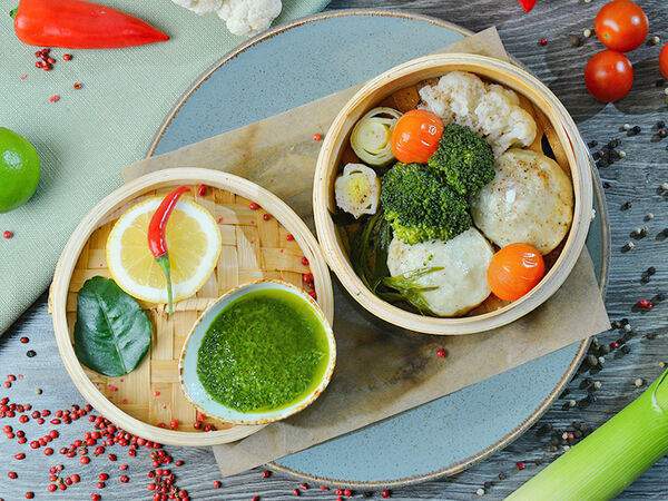 Ресторан Старый Город - Котлетки из щуки на пару