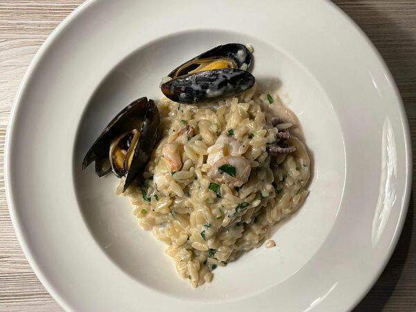 Траттория la casa - Орзо с морепродуктами