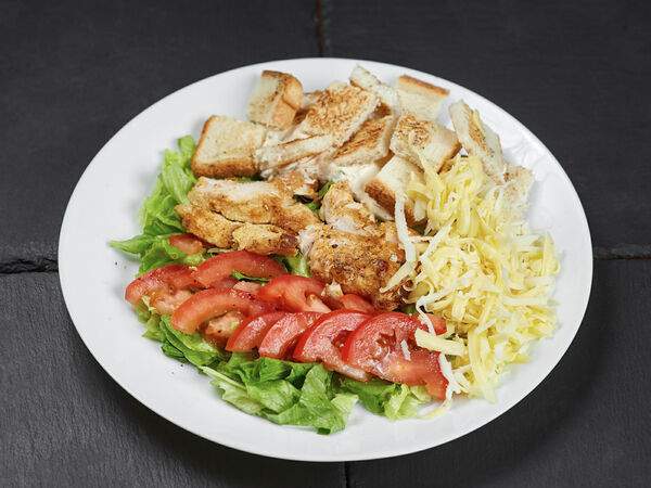 Лаваш - Салат Цезарь с курицей