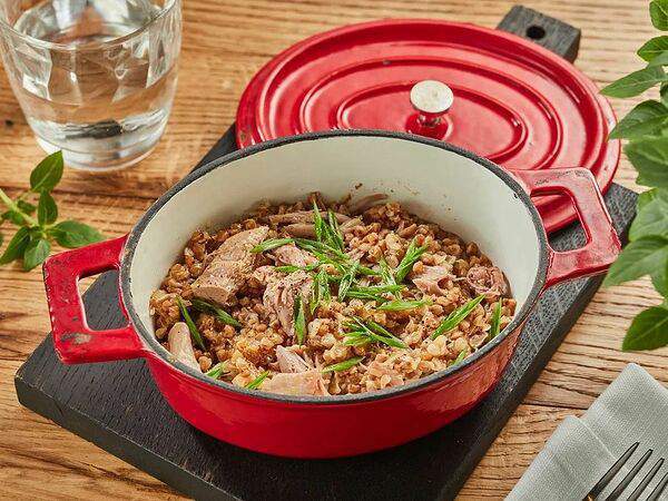 Сыроварня - Гречневая каша с уткой и зеленым луком