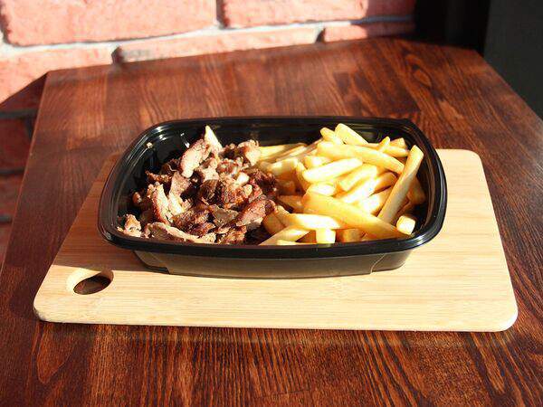 Кухня-сити - Картошка фри и свинина