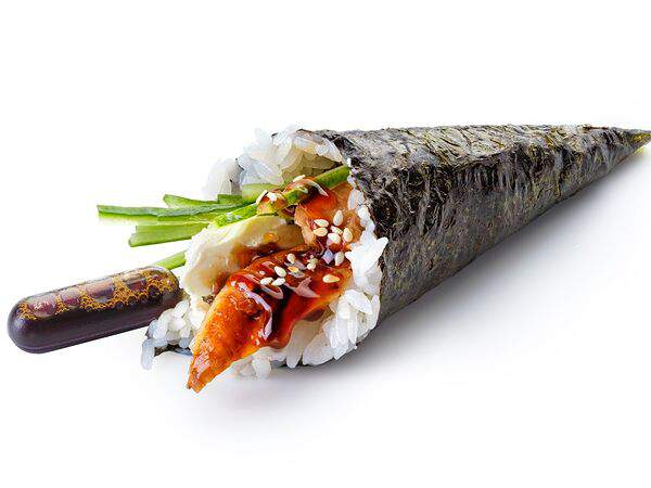 Русалочка любит суши - Хэндролл с угрем