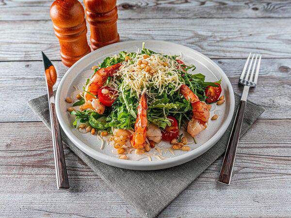 Ресторан Емеля - Руккола с креветками