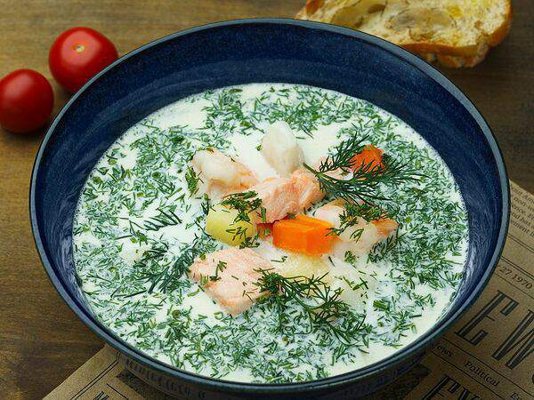 Рыбная мануфактура №1 - Уха по-эстонски со сливками и зеленью