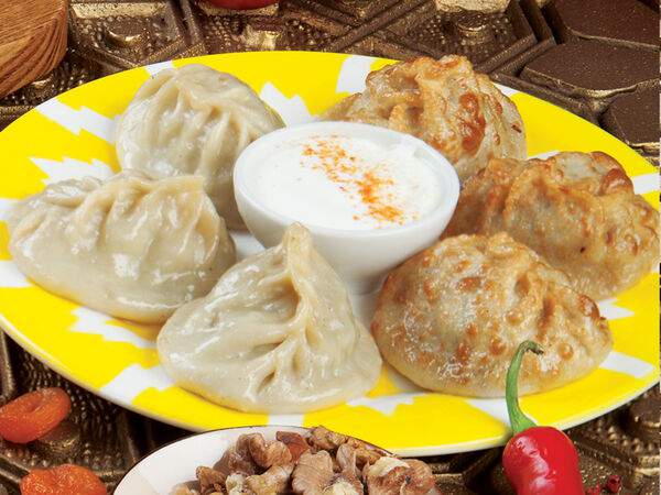 Чайхана Павлин-Мавлин - Манты с бараниной