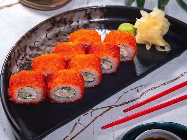 Джентльмены удачи - Ролл Калифорния с тигровой креветкой