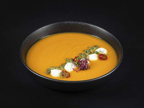 Fit appėtit - Тыквенный крем-суп с моцареллой