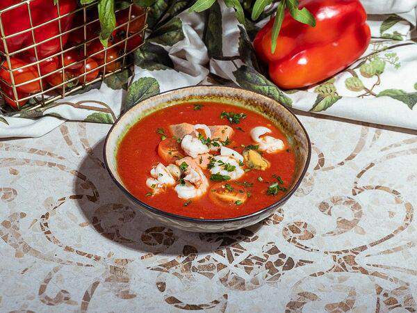 Перчини - Суп Томатный с морепродуктами
