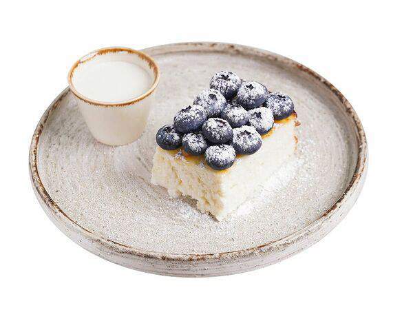 Сахар - Творожная запеканка с сезонными ягодами