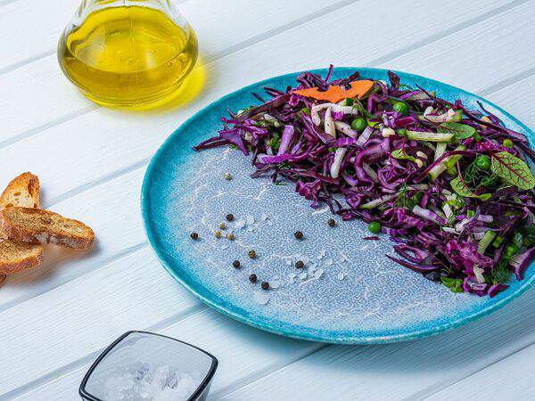 Хороша еда - Салат с краснокочанной капустой