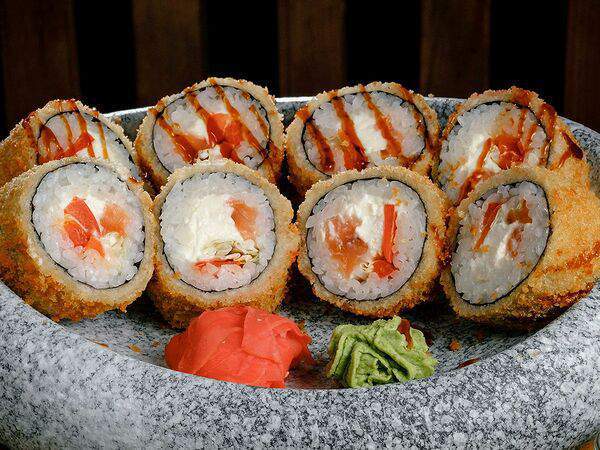 Grizzly Food - Темпура-ролл Сяке Хото