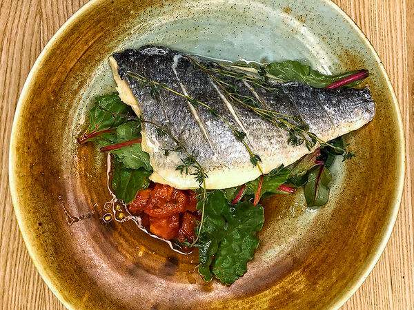 Голый Повар - Подкопченное филе дорады с томатами