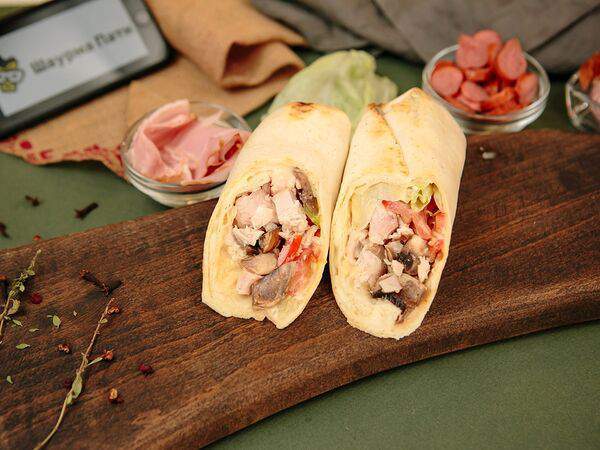 Шаурма Пати - Шаурма с Моцареллой и грибами