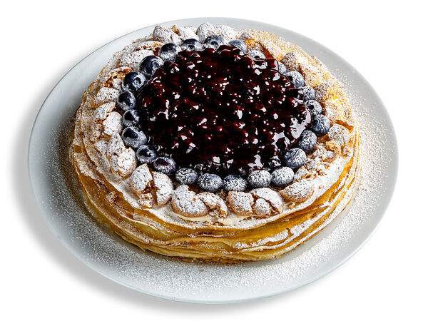 Ред-Буфет - Торт блинный с голубикой целый