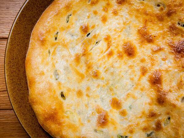 Оджахури - Хачапури со шпинатом и сыром