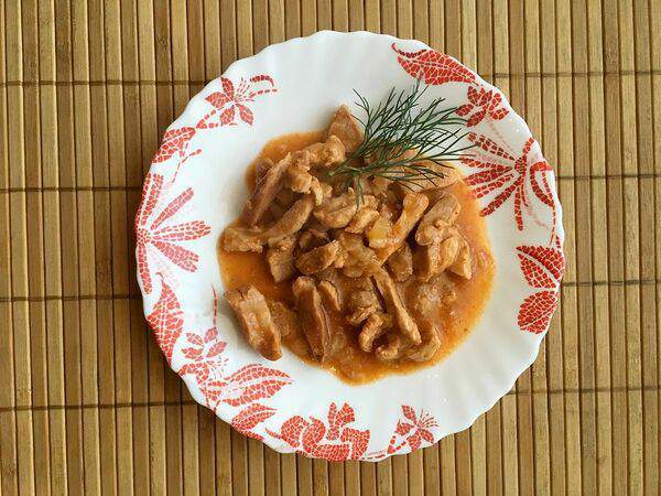 Кафе Мария - Поджарка из свинины