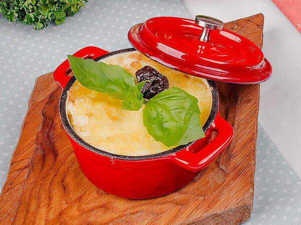 Винни  Пух - Жюльен с лососем и брокколи