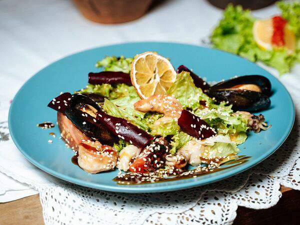 Цибулька - Салат Богатства далеких морей