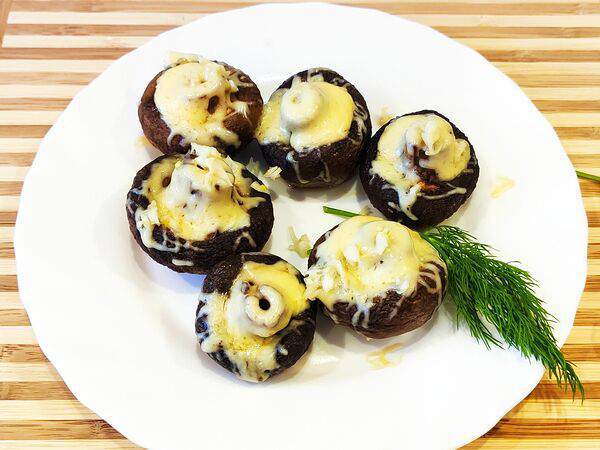 Гриль Хаус Hot - Шампиньоны гриль под сыром