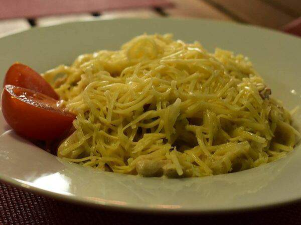 Кофейня Лысая лиса - Паста с курицей и грибами