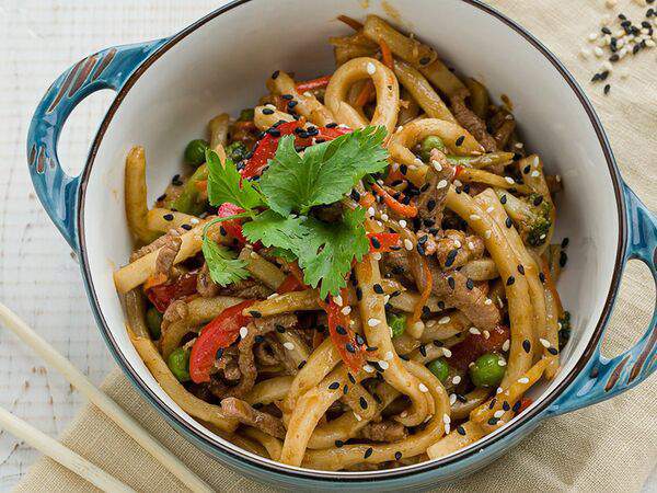 Тема Бар - Wok с говядиной