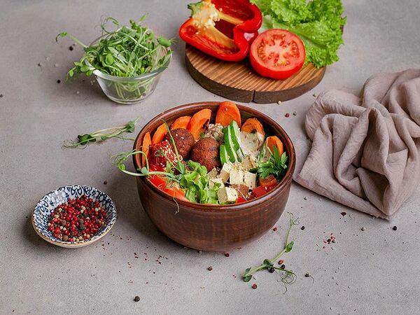 Душевная кухня - Боул Тофу & Фалафель