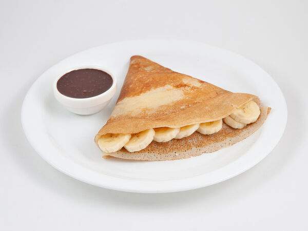 Блинная Поварешка - Блин с бананами и шоколадом