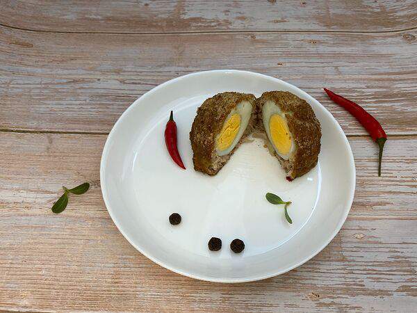 Сарафан - Яйца в мясном фарше