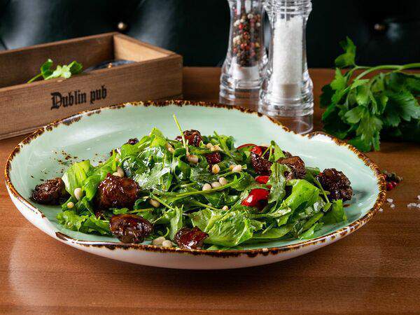 Дублин - Тёплый салат с печенью