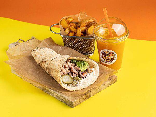 BRISKET BOYS - Комбо Шаурма с копченой курицей