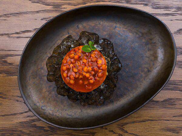 Столица деревень - Чиз из печеной тыквы с карамельной облепихой