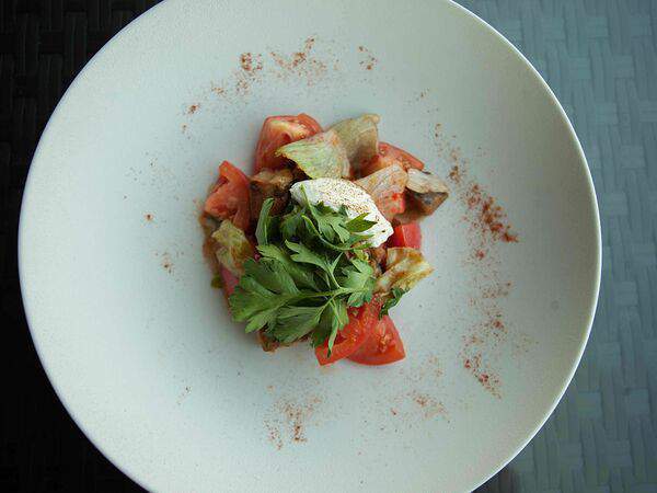 Wooden - Салат с баклажанами и томатами