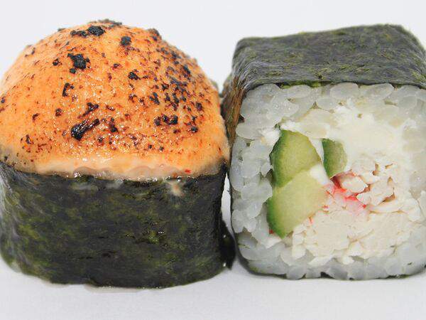 Рисоварка - Запеченный ролл с крабом