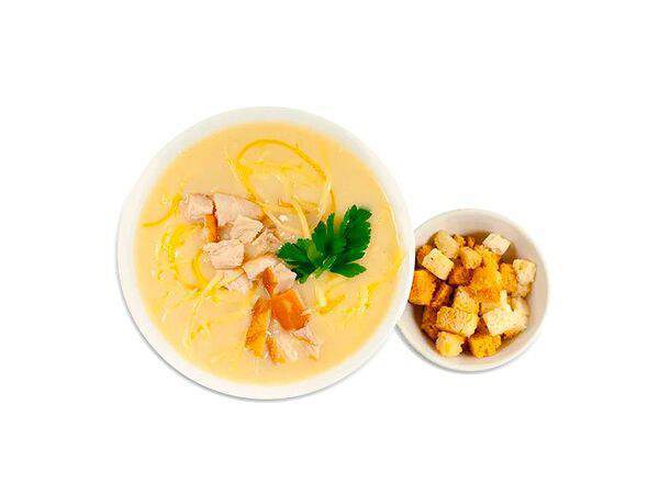 People's food - Картофельный суп с курицей и сыром