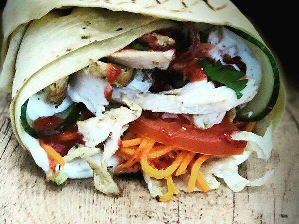 Донер кебаб - Донер в тортилье с курицей