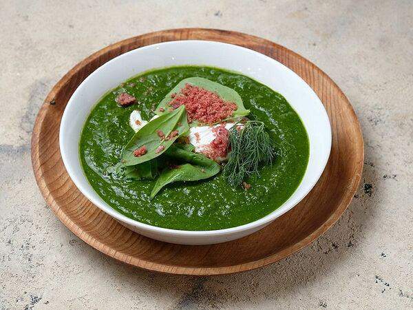 Кафе 38 - Суп пюре шпинатный