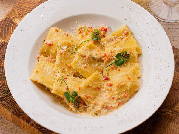 Scoozi - Равиоли с лососем