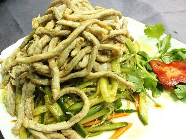 Лунзян - Мясной салат с фунчозой