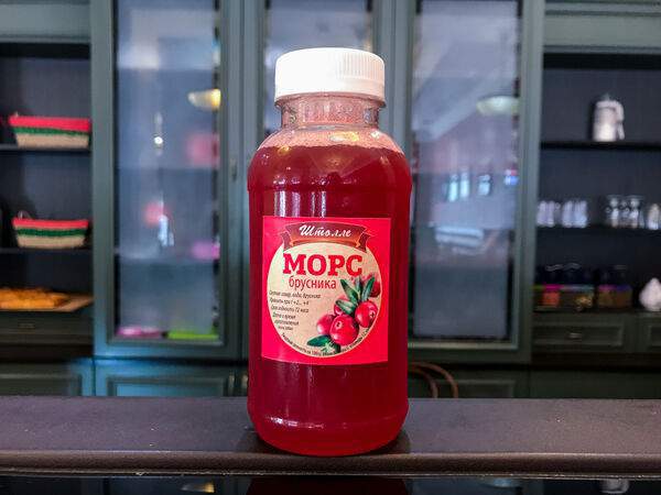 Штолле - Морс с брусникой