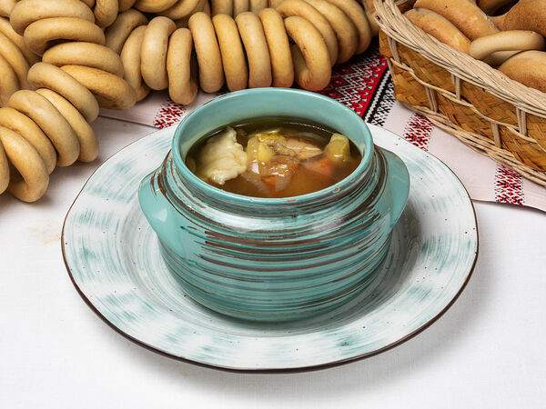 Казачок - Юшка грибная с галушками