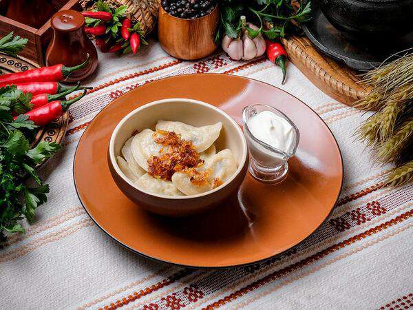 Корчма Веселая кума - Вареники с картофелем и грибами