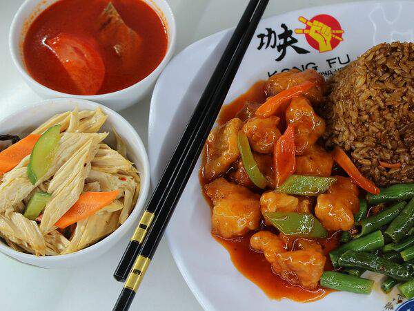 Kong Fu - Рыба в кляре в кисло-сладком соусе