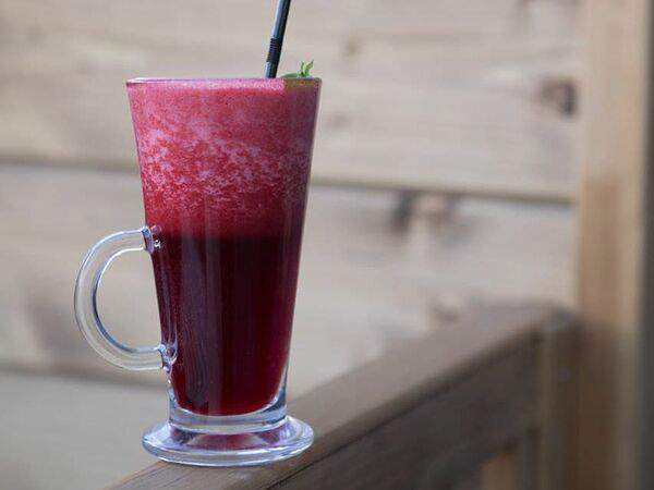 Брускетта - Смузи вишнево-ягодный