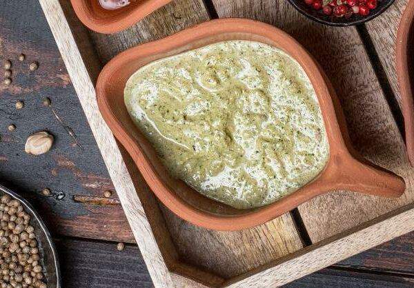 Хачапурия - Соус мятная аджика