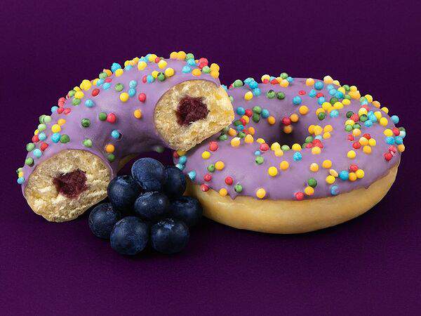 Читмил пончик - Пончик БлюберриДон с черничной начинкой