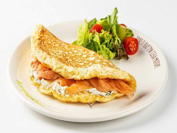 АндерСон - Омлет с лососем и крем-чизом