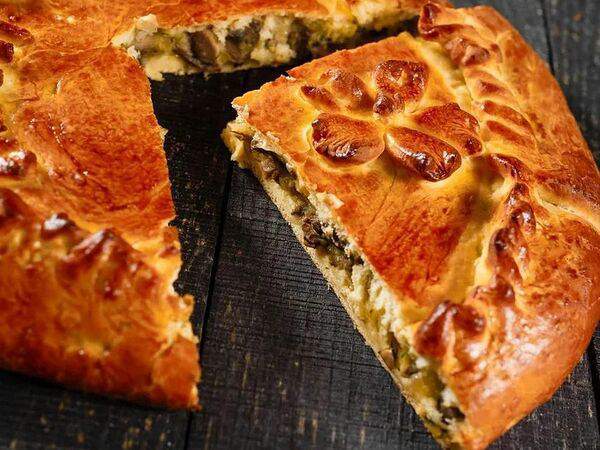 Мама испекла - Пирог с картофелем и грибами